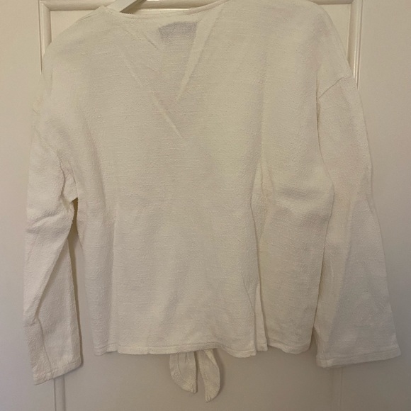 Madewell textured tie in front, size Large - Picture 5 of 6